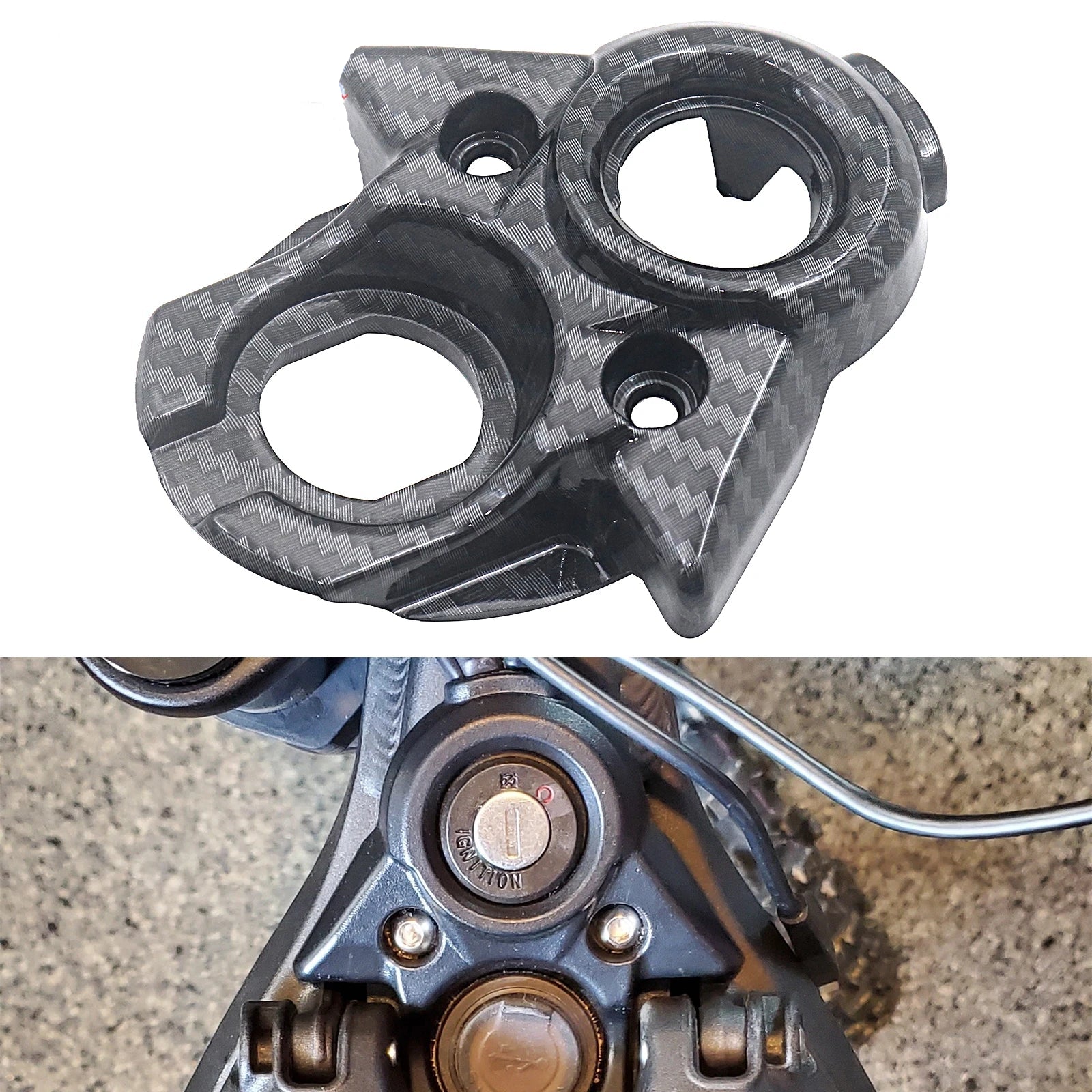 For SurRon Light Bee X Segway X260 Surron Carbon Fiber Central Control Decorative Cover Off-Road Surron Key Plate VolRides